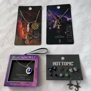 Hot Topic Jewelry September 4 pc Bundle